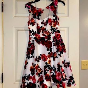 Floral Velvet Dress